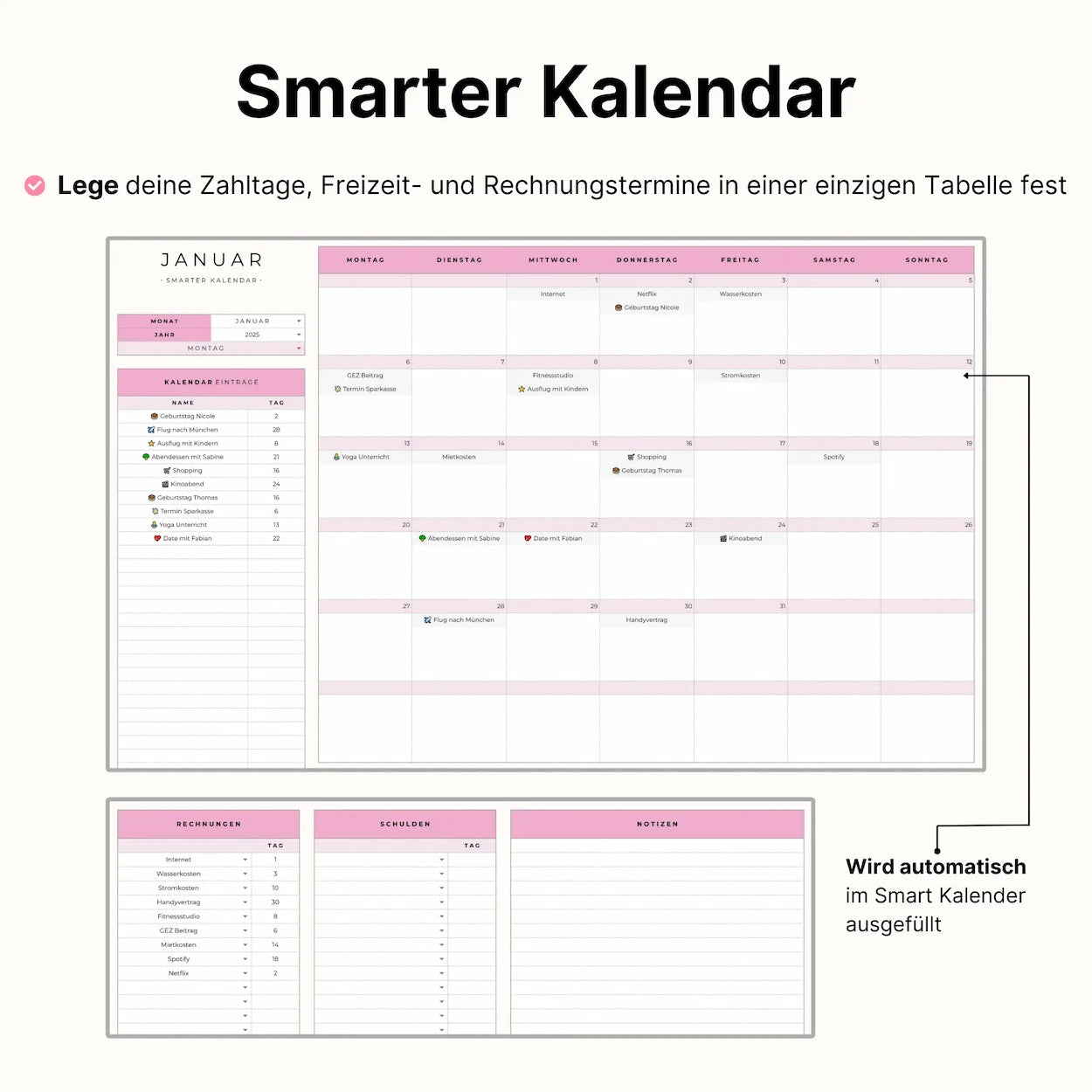 Haushaltsbuch Plus - Bunte Edition